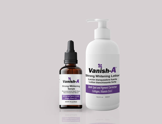 Vanish-A Brightening 16 oz Lotion & 1 oz Serum