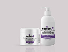  Vanish-A whitening Lotion 16 oz + Cream 4 oz