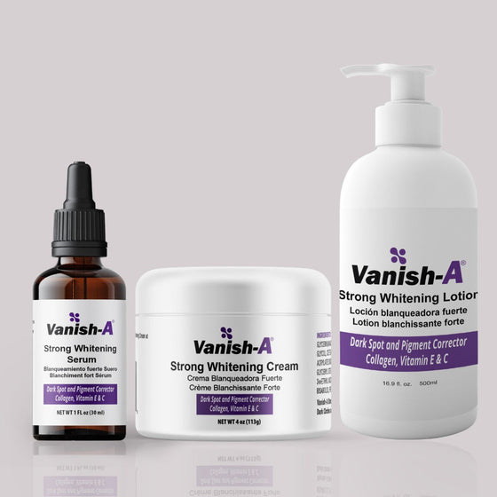 Vanish-A Lotion 16 oz+ Cream 4 oz+ Serum 1 oz(set)
