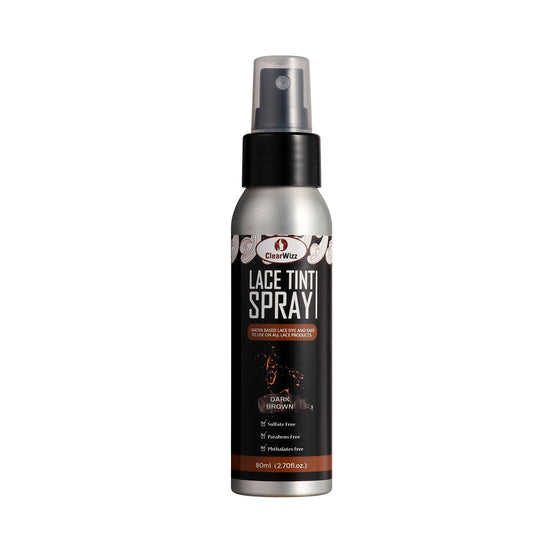 CLEARWIZZ Lace Tint Spray (Dark Brown) 2.7 fl. oz