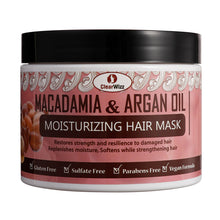  CLEARWIZZ Macadamia & Argan Moisturizing Hair Mask and Hot Oil Treatment(9.45fl oz)