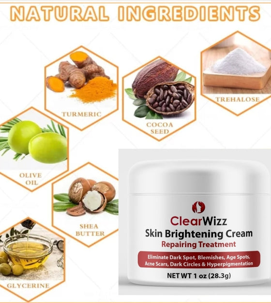 ClearWizz Skin Brightening Cream 1 oz