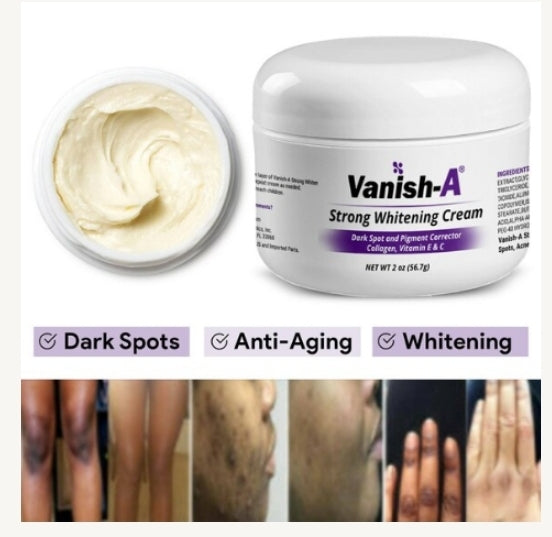 Vanish-A Strong Skin Cream- 1.oz, 2.oz, 4.oz