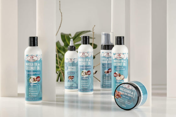 CLEARWIZZ Marula & Coconut oil Hair Care Series Shampoo, Conditioner and more(6pc set) - GoodBrands USA 